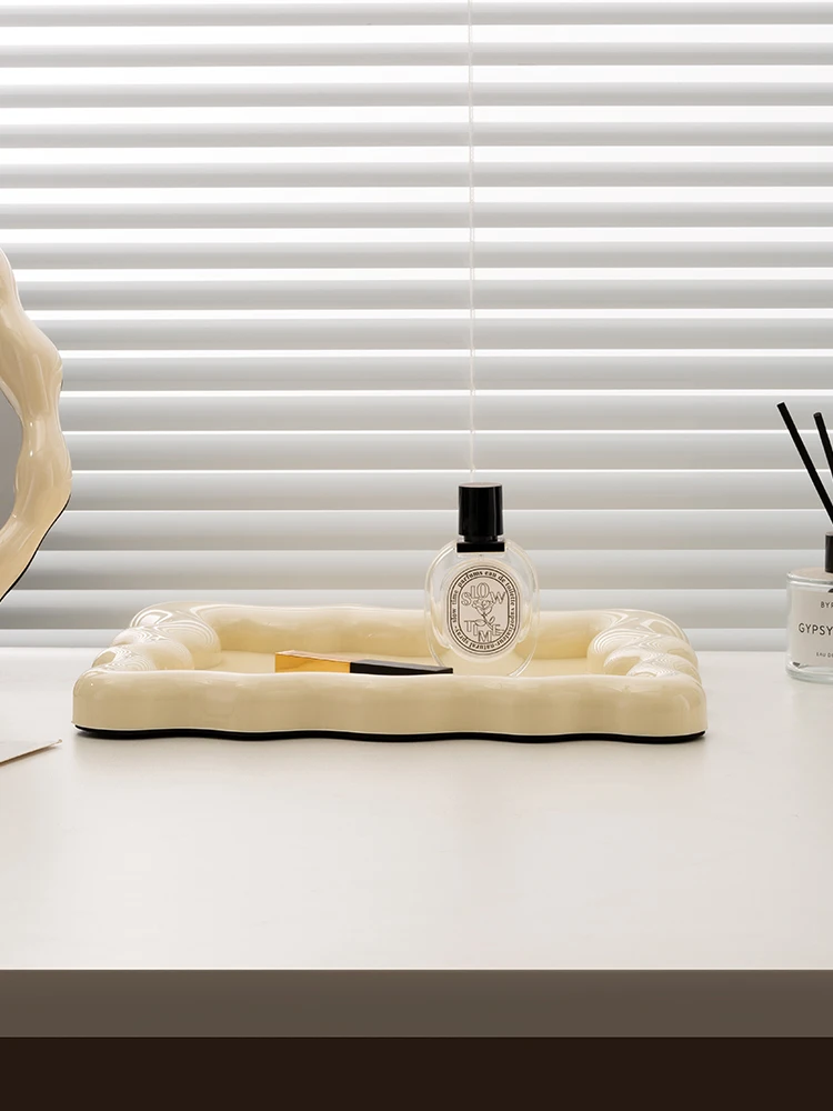 【EpeiusHome】Home storage square Ripple tray