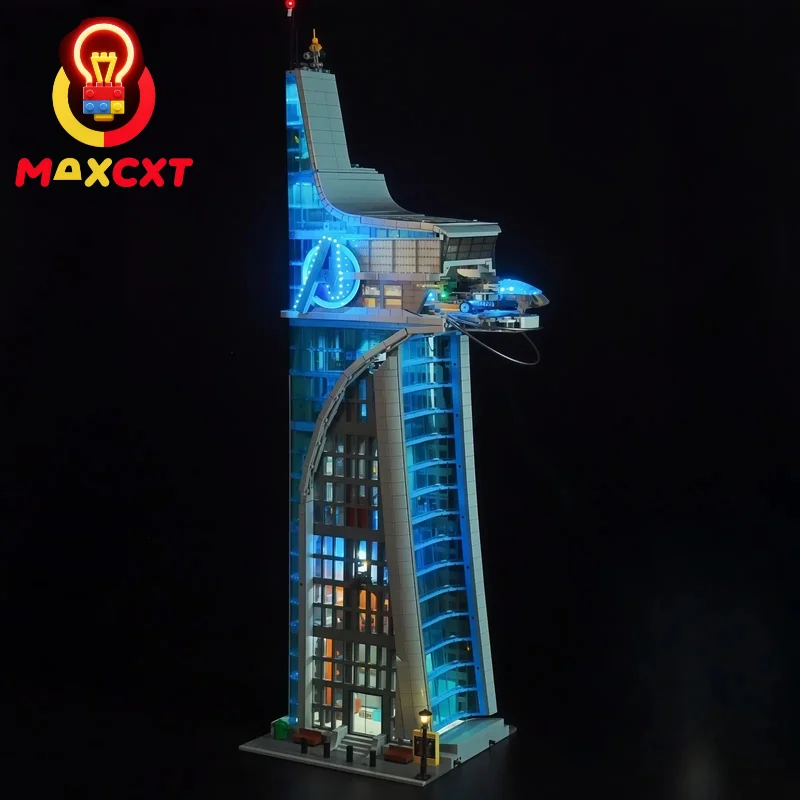 MAXCXT LED Light Set For LEGO 76269 Marvel Avengers Tower  DIY Decorative Lamp Not Include Lego Building Blocks Set ﻿