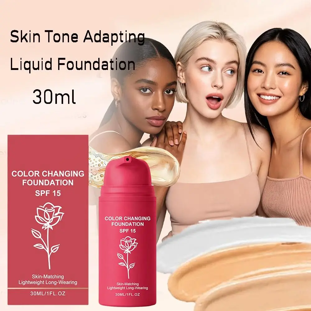 with SPF 15 Skin Tone Adapting Liquid Foundation Deep Hydration 30ML Automatically Adjusts Liquid Foundation