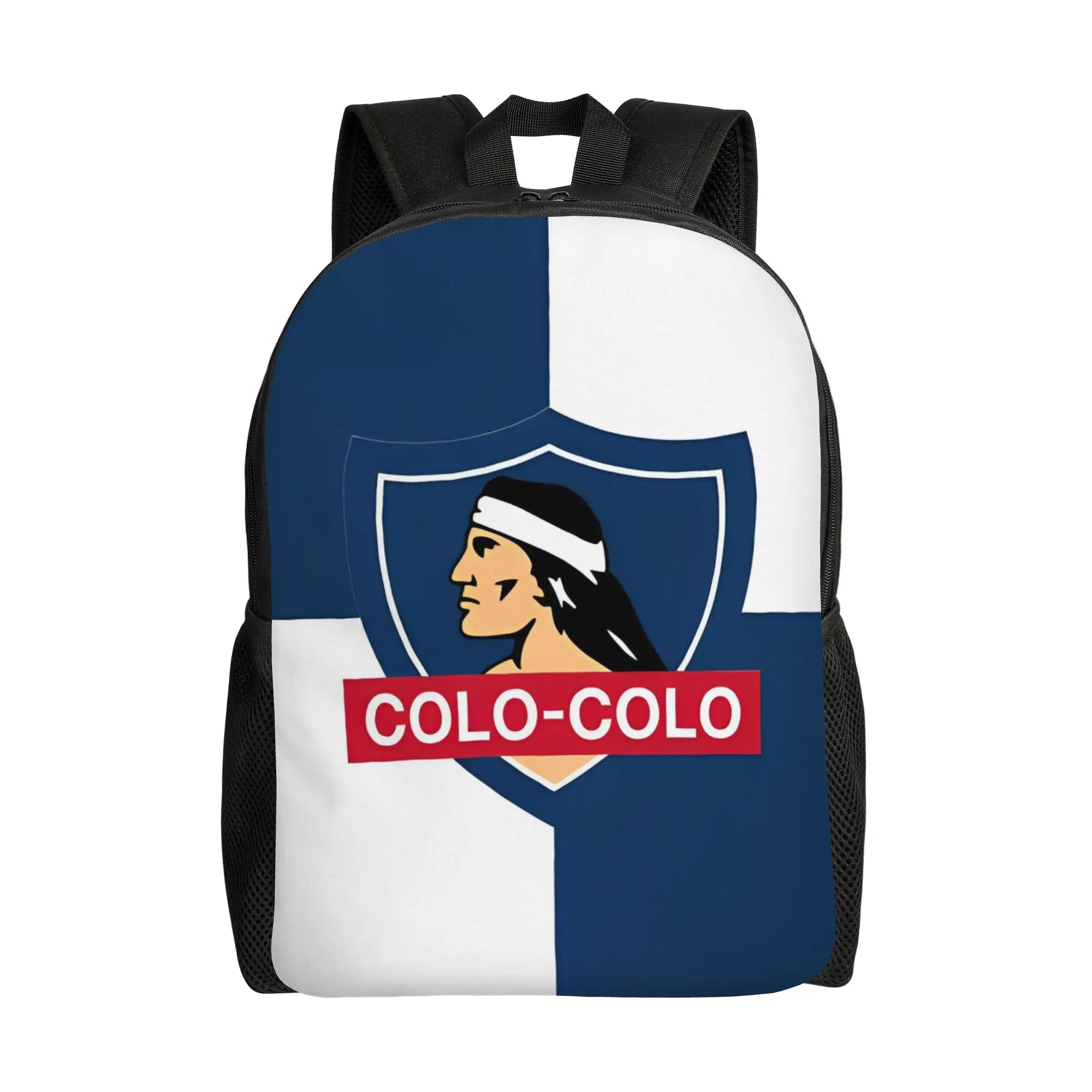 

Social Y Deportivo Colo-Colo Fashion Backpack Durable Student Work Football Club Daypack for Men Women Laptop Canvas Bags