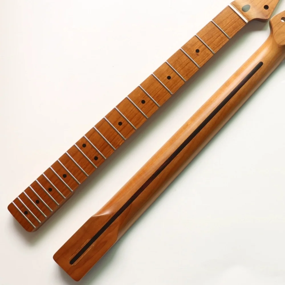 Left-hand 1-body roasted maple TL electric guitar neck ST vintage reverse 1-body neck tail adjustment