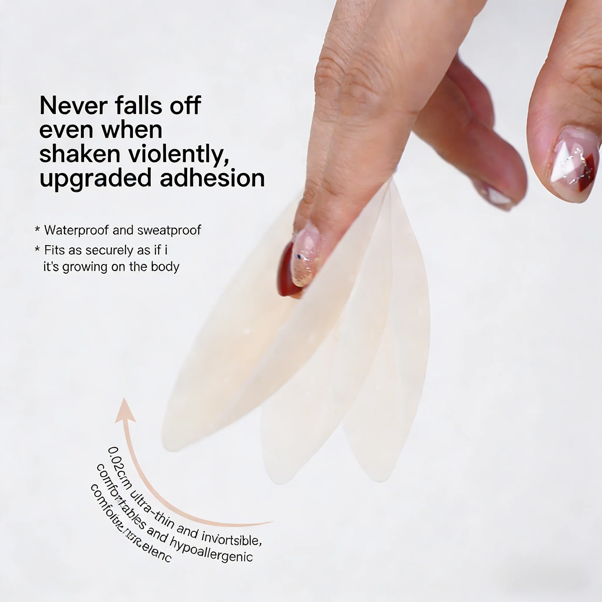 All-Match Reusable Nipple Covers Breast Pasties Invisible for Any Sleeveless & Backless Outfits