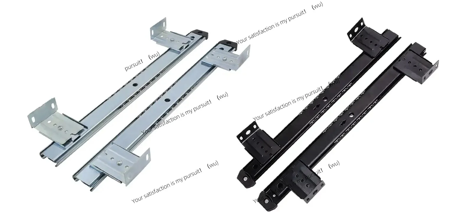 for Office Home Cabinet Under Desk Slider Track Keyboard Tray Slides Adjustable Sliding Cabinet Pull Out Keyboard Drawer Rail
