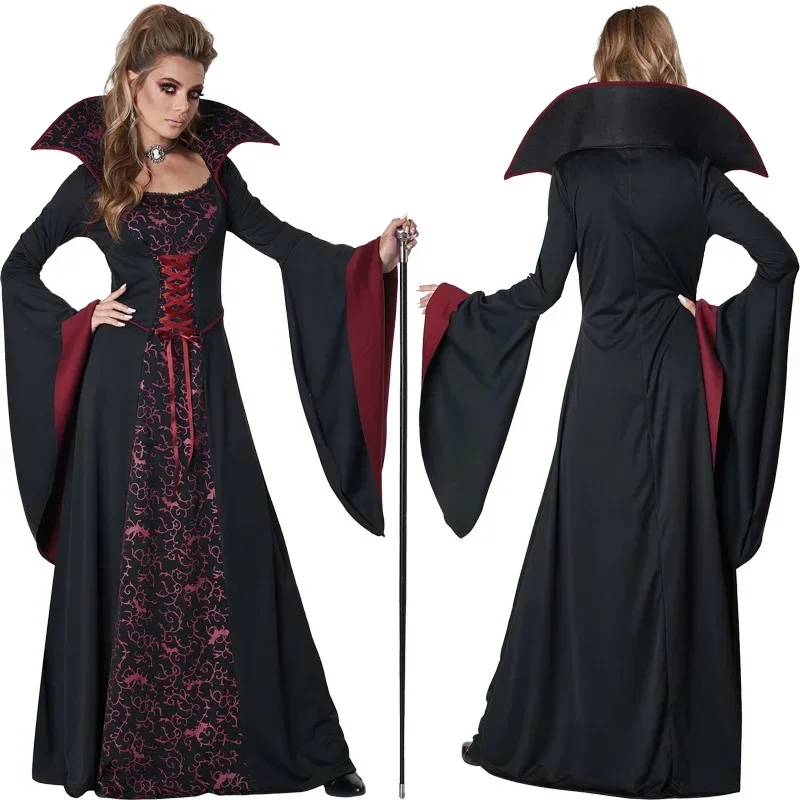 

Halloween vampire witch queen cos cosplay stage costume carnival party performance daily uniform