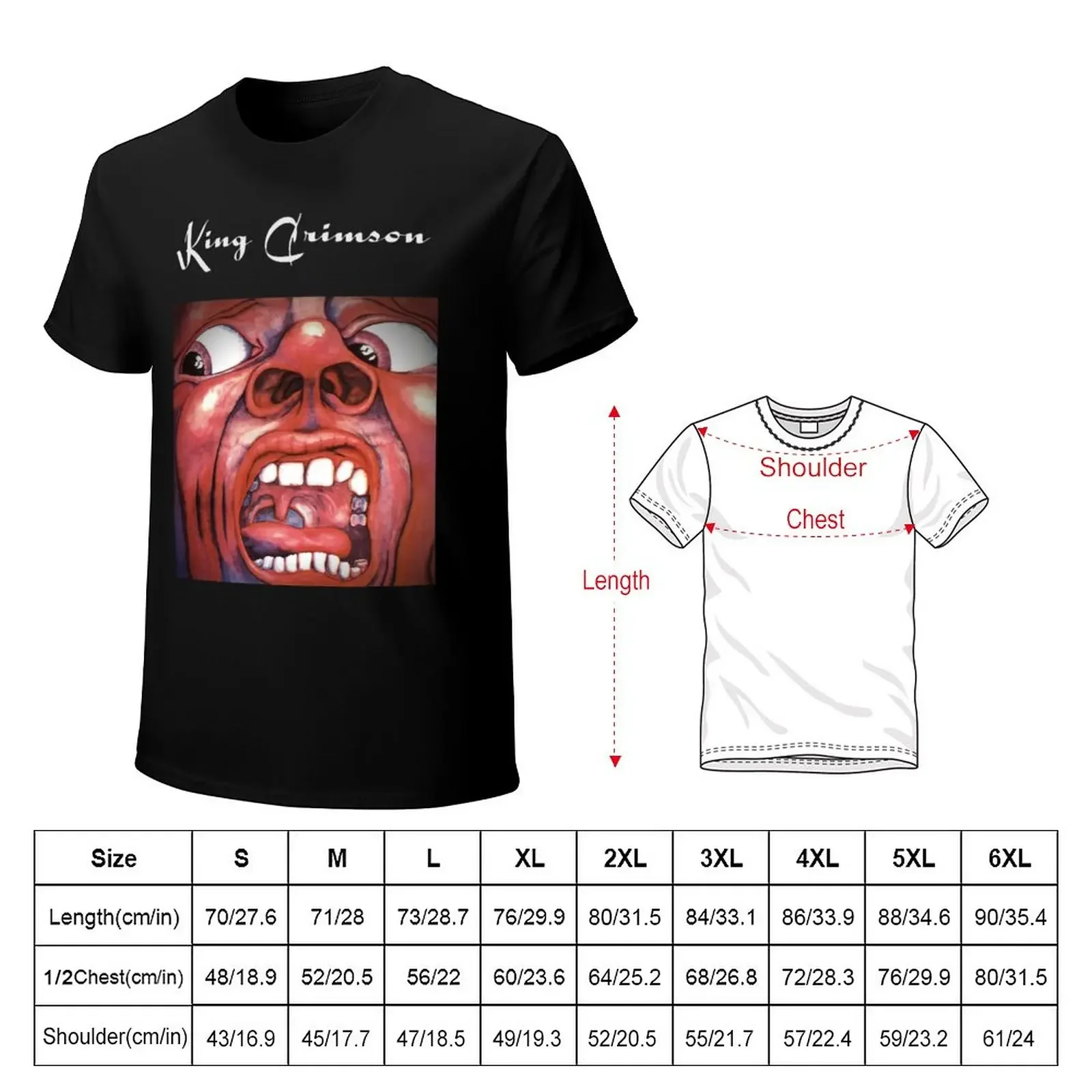 In the court of the crimson king - King Crims×n T-Shirt customs design your own oversized mens t shirts