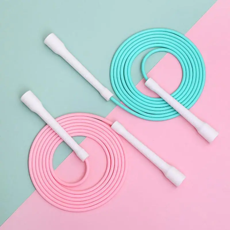 6MM  Speed Jump Rope Solid PVC Rope With Adjustable Length Clasp For Gym And Cardio At Home Effortless Skipping