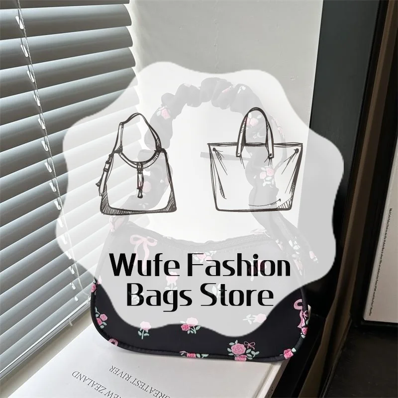 Y2K Floral Print Underarm Shoulder Bag Vintage Small Handbag Lightweight Casual Purse For Women Daily Shopping Travel Dating