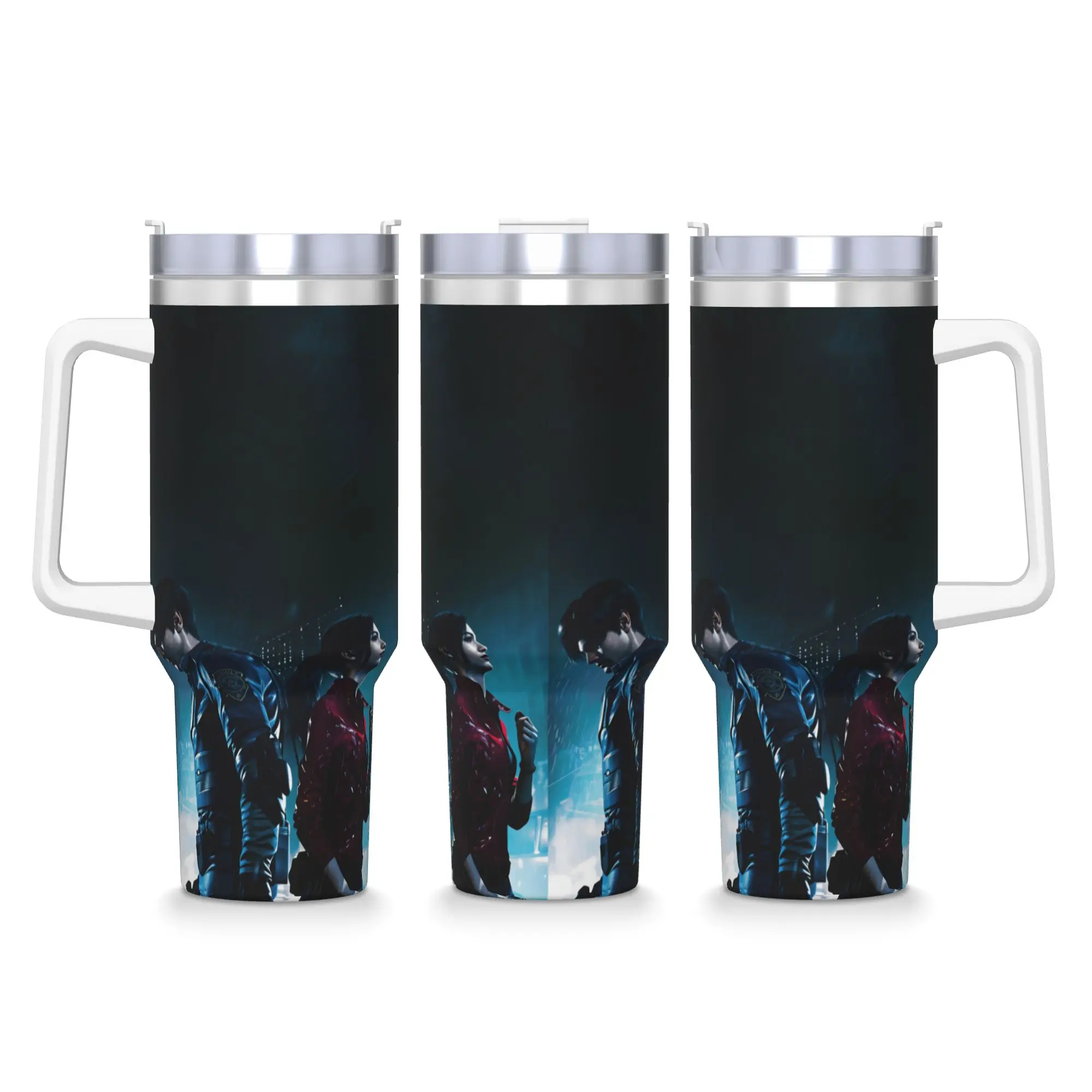 Stainless Steel Tumbler Residents Evils Thermal Cups  Insulated Hot Drinks Mugs Cup Travel Custom Water Bottle