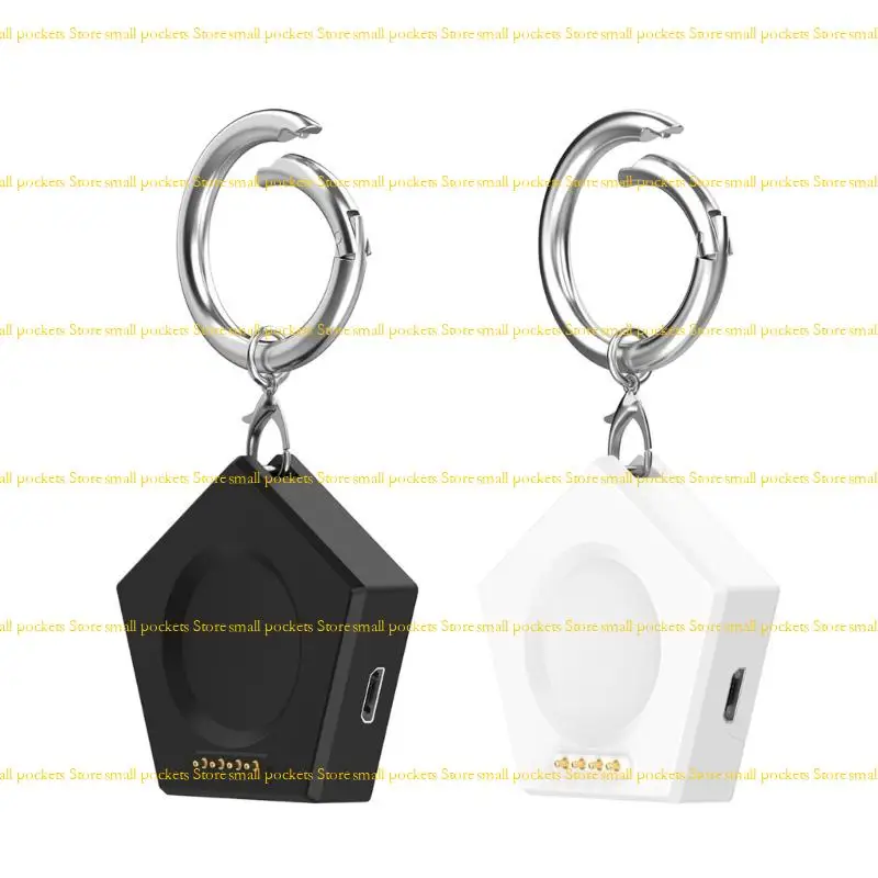 R1WD Universal Smartwatch Laad Station Snelladen Keychains Belt Smartwatch Stand PVC voor Watch Mini