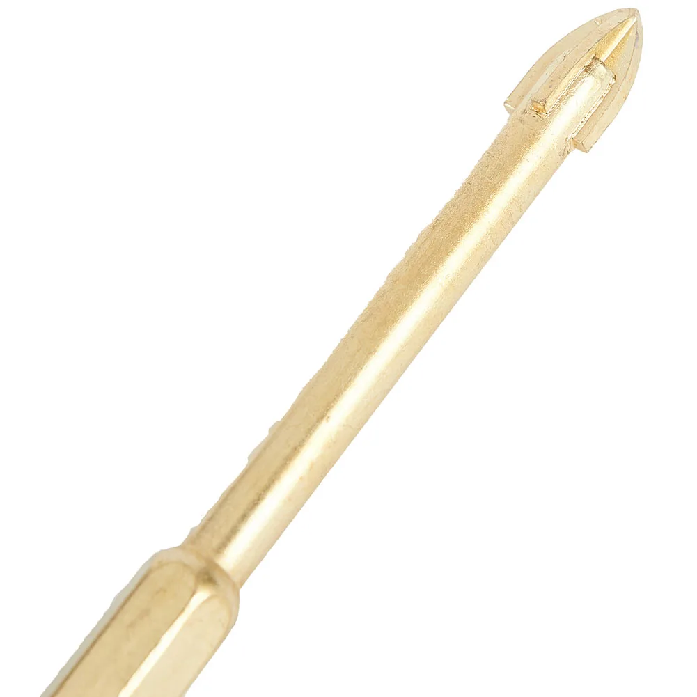 Bits Drill Bits Glass Drill Wood Accessories Strong Toughness Tools 5pcs/Set With 4 Cutting Edges Ceramic Faster