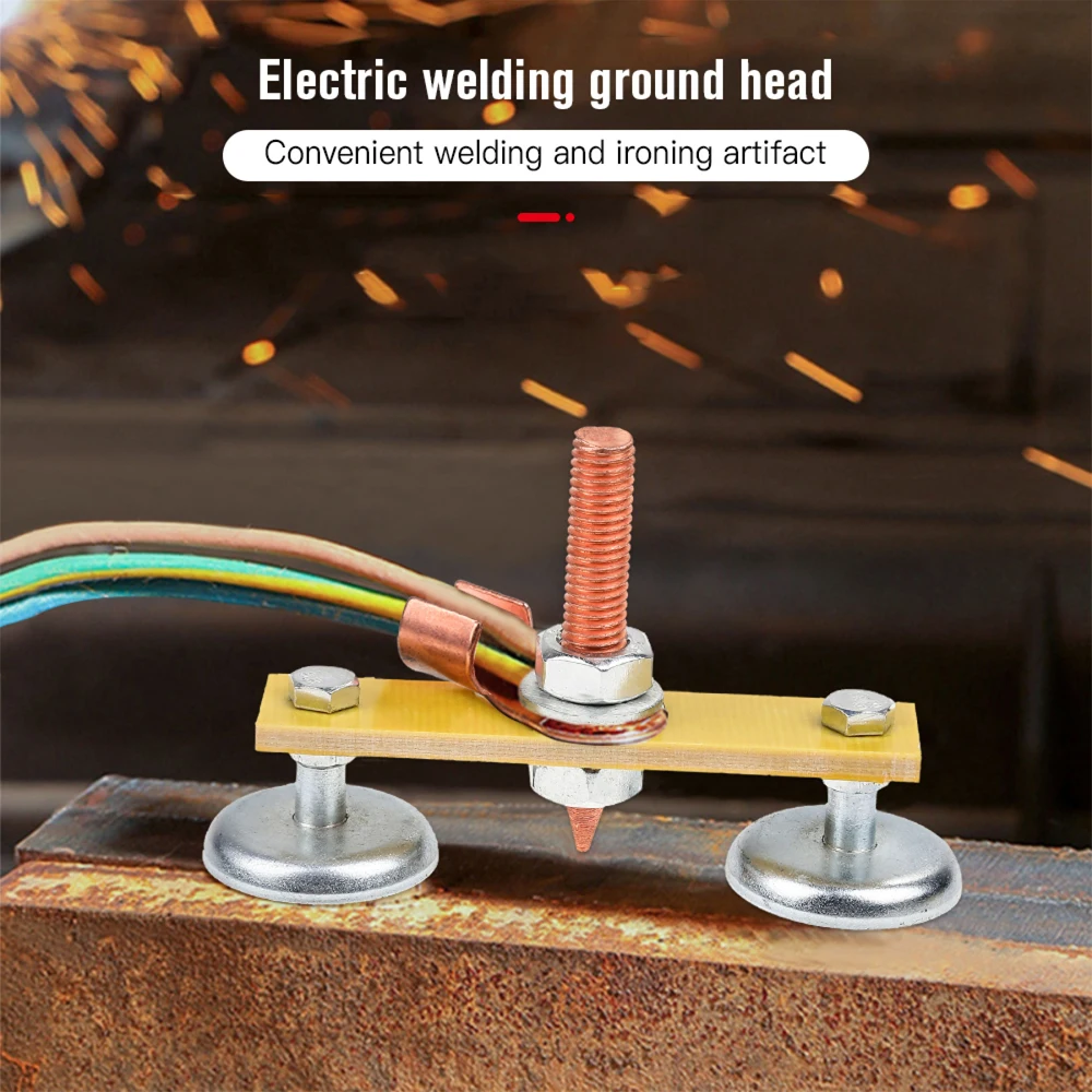 Welding Magnet Head Magnetic Welding Fix Ground Clamp  Strong Magnetic Welding Support for Electric Welding Ground Woodworking