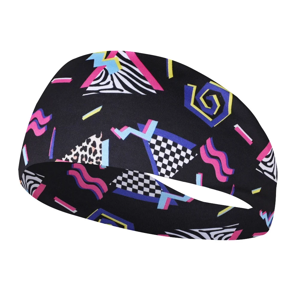 Sports Headband Running Fitness Sweatband Elastic Absorbent Sweat Cycling Jog Tennis Yoga Gym Head Band Hair Bandage Men Women