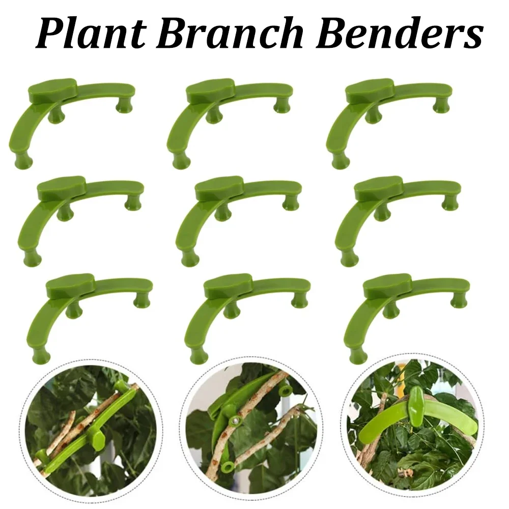 5/10PCS Adjustable Plant Branch Bender Clips Supporting Plant Growth and Shaping Branches Reusable Plastic Garden Fixators