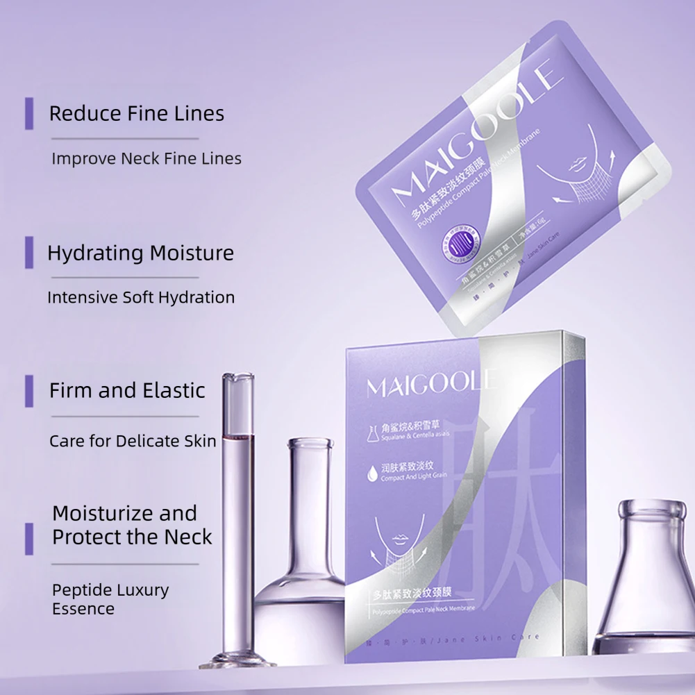 Peptide Anti-Aging Neck Firming Mask For Women Boosts Collagen For Youthful Elasticity For Women Girls