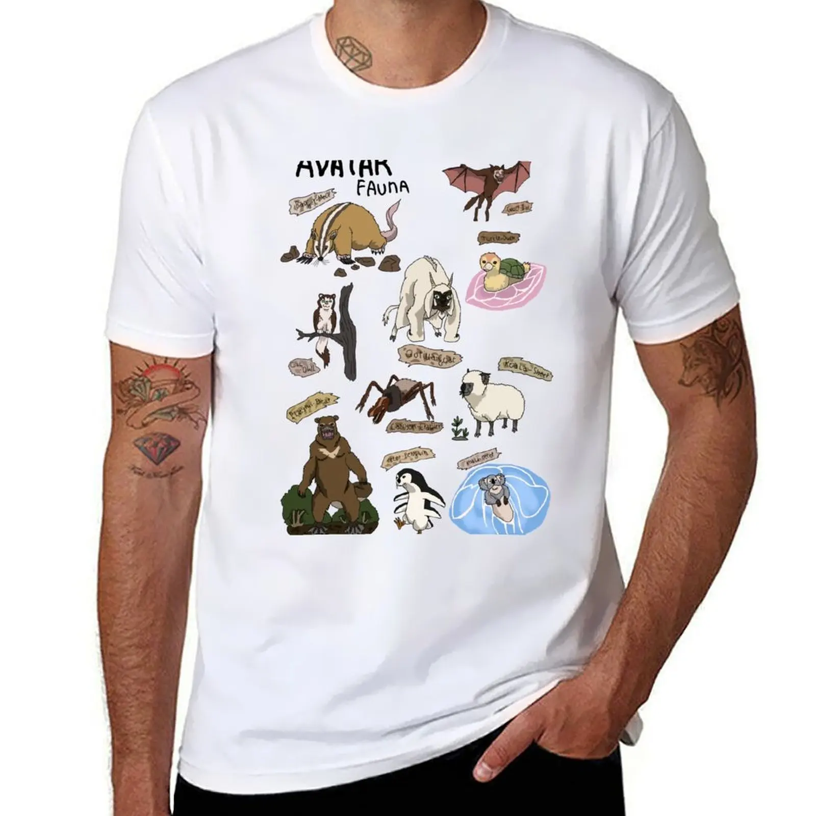 1 shirt Fauna Avatar T-Shirt Basic Daily Outfit Short Sleeve Tee