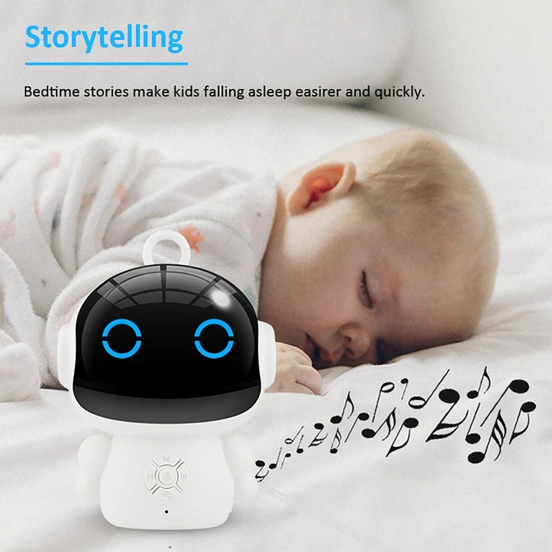 AI Smart Voice Chat Robot with 61 Languages Support, WiFi Bluetooth Home Companion for Kids & Adults Early Education Machine