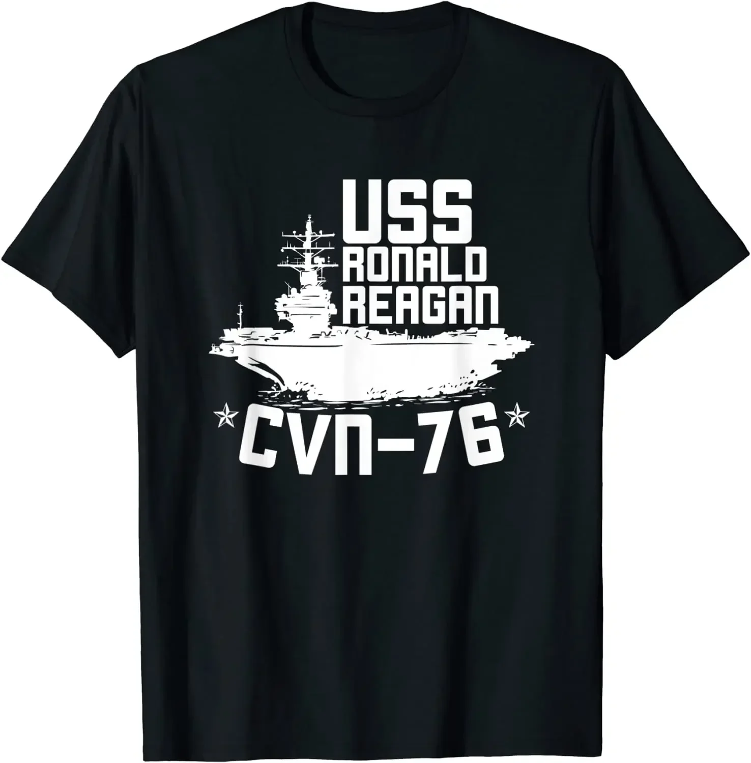 

US Naval USS Ronald Regan CVN-76 Aircraft Carrier T-Shirt 100% Cotton O-Neck Short Sleeve Summer Casual Mens T-shirt Streetwear