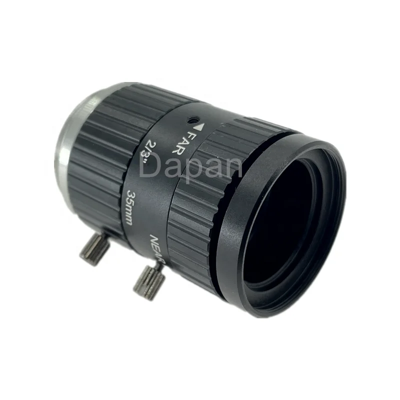 8MP 2/3 インチ C マウント レンズ – 35mm 固定焦点、F2.8、低歪み、マシン ビジョンおよびオートメーションに最適