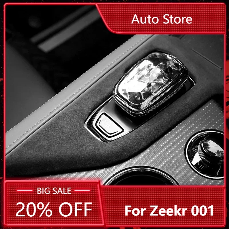 

New！ For Zeekr 001 2021 2022 2023 Car Styling Suede Gear Shift Central Control Panel Interior Modification Sticker Cover Accesso