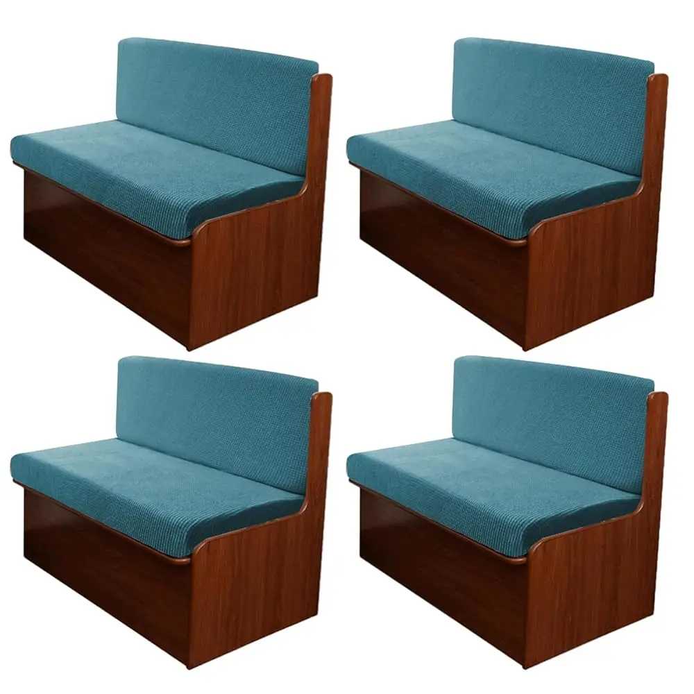 

8Pcs Rv Dinette Cushion Covers, Outdoor Sofa Covers Washable Seat Covers Furniture Protector Jacquard Stretchable Camper
