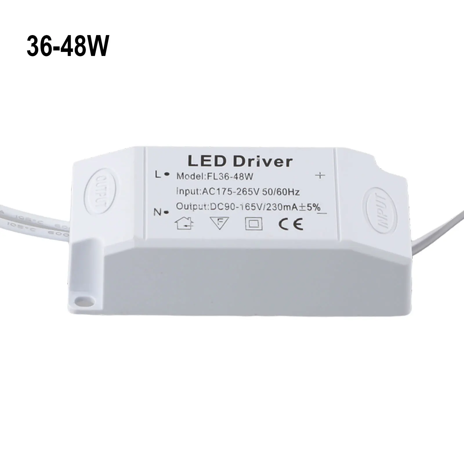 AC176-265V LED Driver Segmented Ceiling Lamp Light Transformer Constant Current Power Supply 24-36W/36-48W/36-50W 230mA