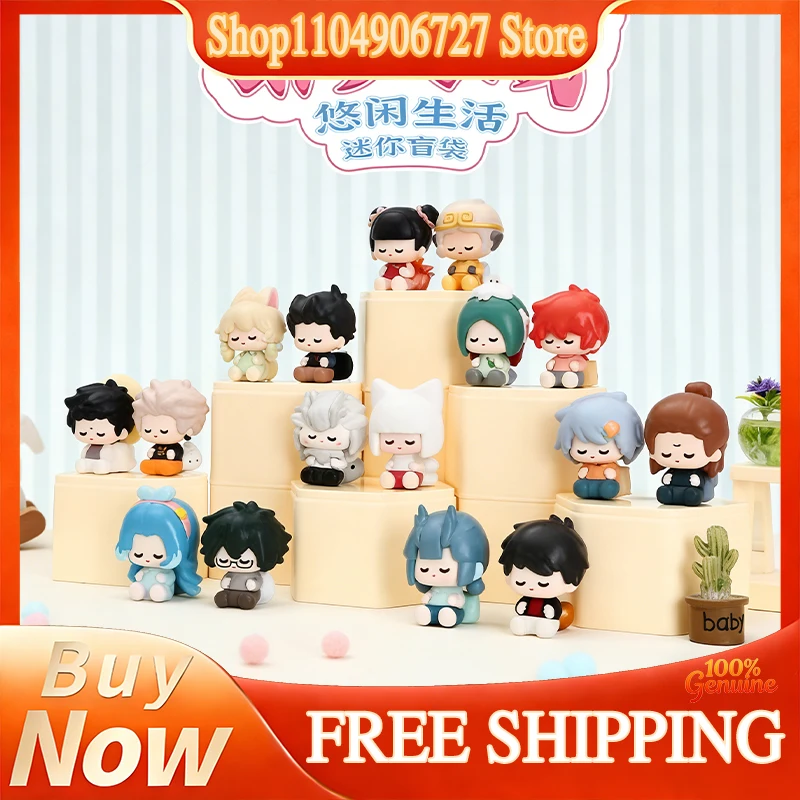 

Suplay Mini Blind Bag Anime Action Figure Collectible Toy Leisure Life Series Official Authentic Desktop Ornament For Anime Fans