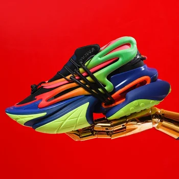 Moda casais tênis confortáveis baixo superior tênis de corrida altura crescente tênis de corrida personalidade na moda velho pai sapatos