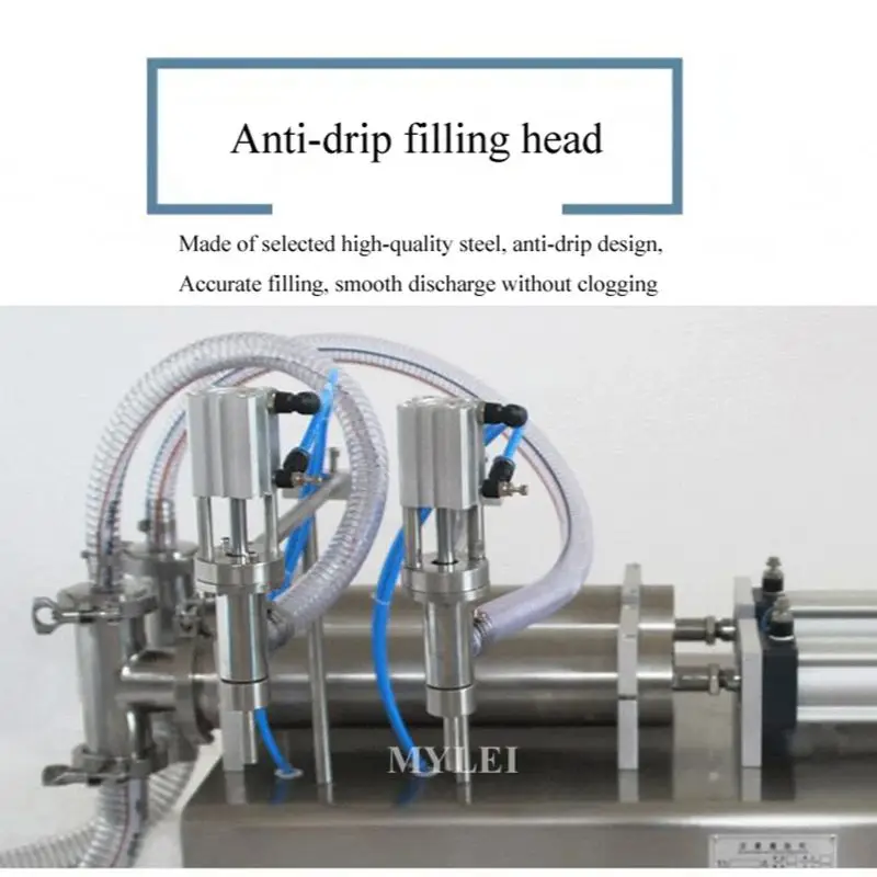 

10 to 100ml Auto Filling Machine Horizontal Pneumatic double head Soap Liquid Perfume Juice Liquid filling machine