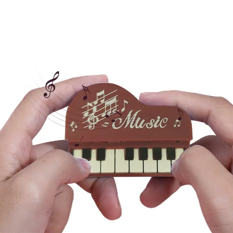 

Piano Keychain with Sound | Playable Mini Piano Keyring with Sound | with Light Portable Creative Bag Pendants Piano Toys