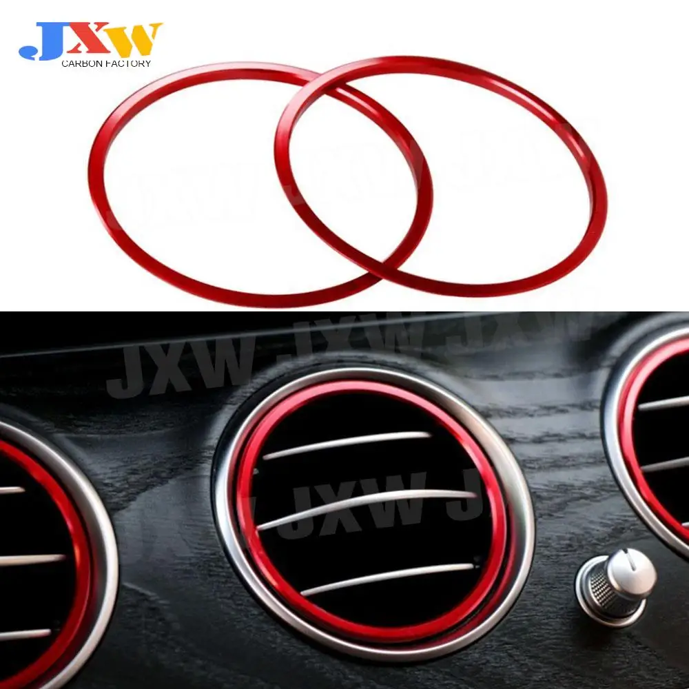 

Car Air Condition Air Vent Outlet Ring Cover Interior Trim Decoration for Mercedes Benz E Class W213 C238 2017-2019 Car Styling