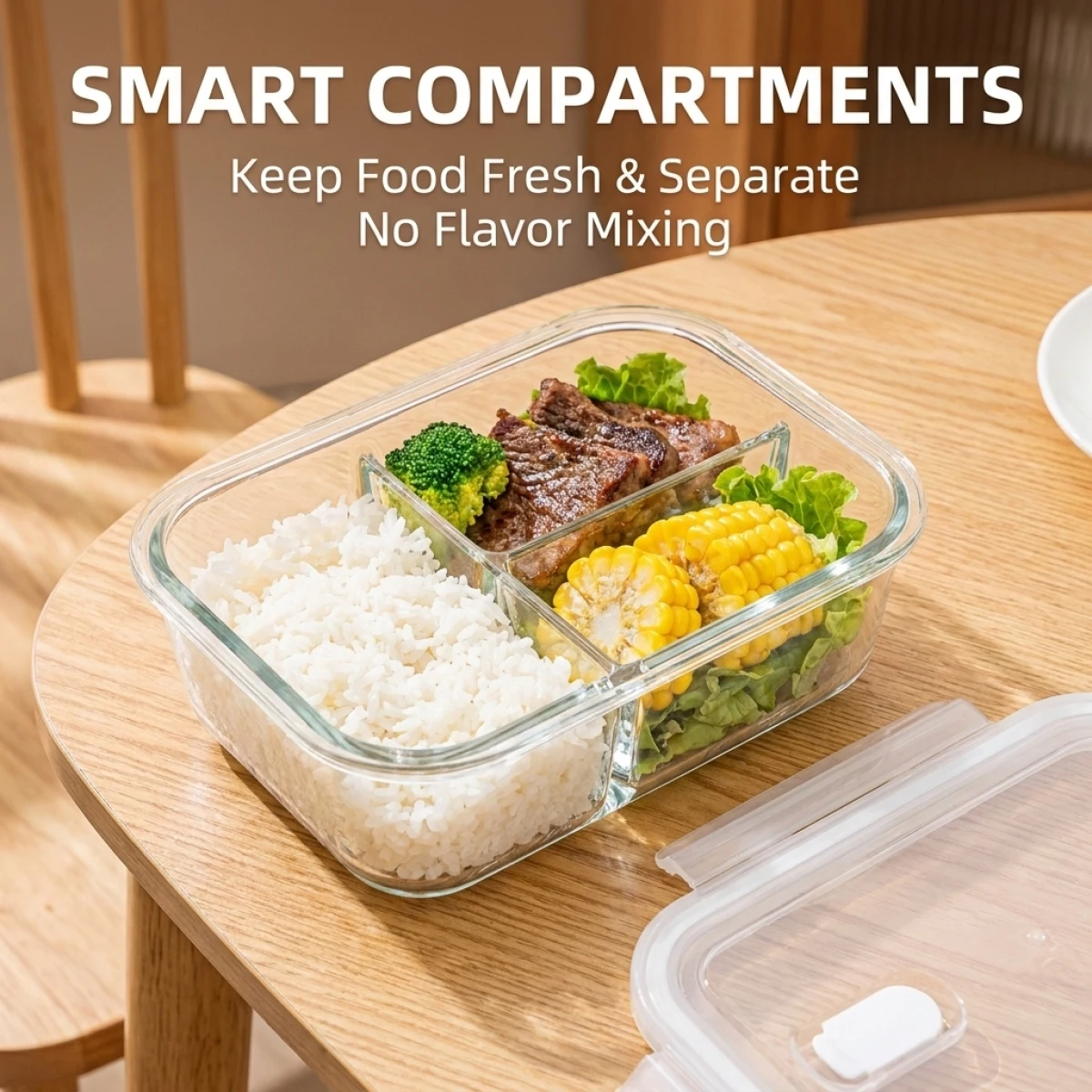 Glass Meal Prep Container – Mi - Meal Prep Healthy ulasan dan harga