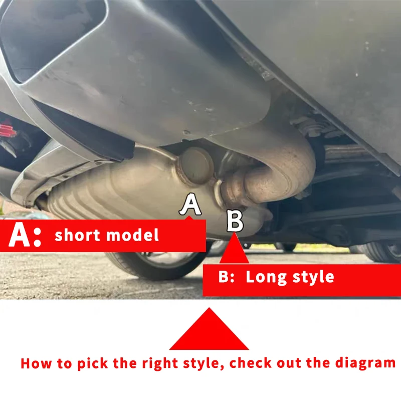 Quad Car Exhaust Tip For Porsche Cayenne 958.1 92A 2011-2014 304 Stainless Steel Muffler Tip Nozzle Tailpipe Exhaust System Tip