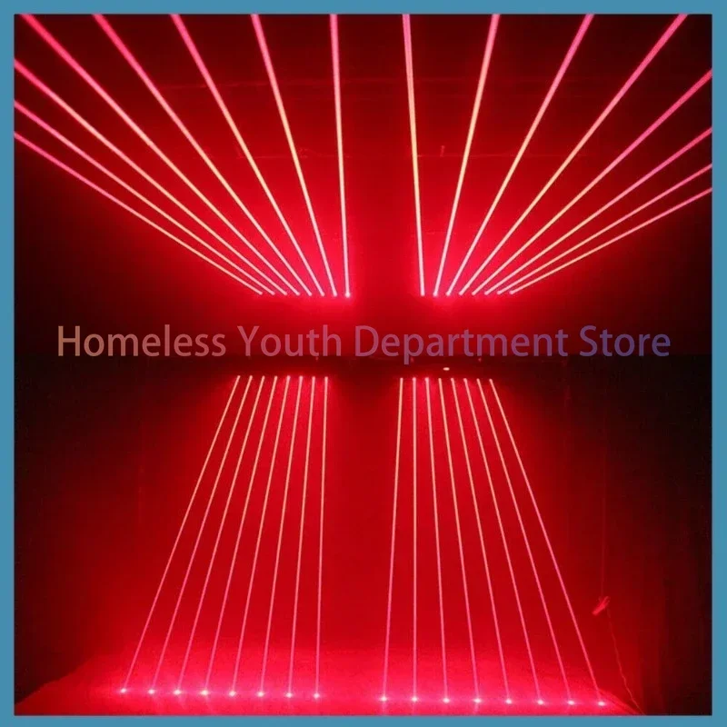 8-Eyes LED Beam Bar Moving Head Light Laser Lamp RGB DMX Controller Stage Effect Bar DJ Disco Party Wedding Spot Beam Lighting