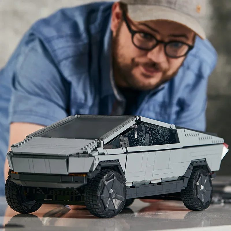 Zh Hot Wheels Toy Car For Collector 1:64 Hotwheels Super Car Tesla CYBERTRUCK Building Block And More Toys For Birthday