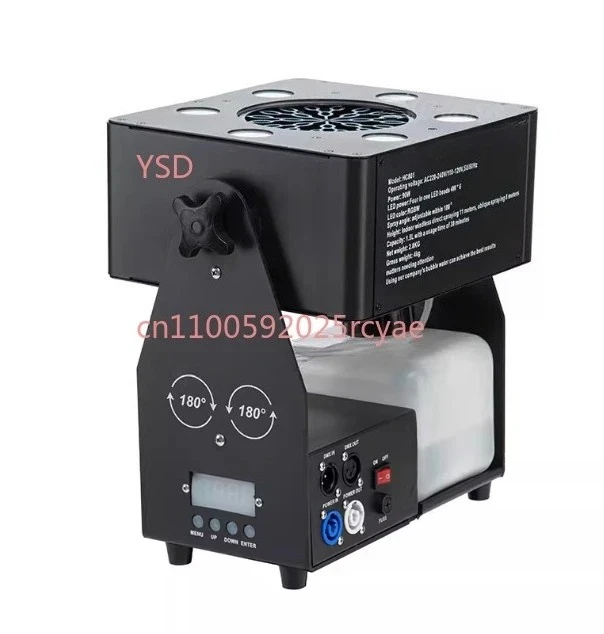 Mini LED Bubble Machine - 6x4W RGBW, DMX512 & Remote Control, for Concert, Party, Stage, DJ Disco Bar