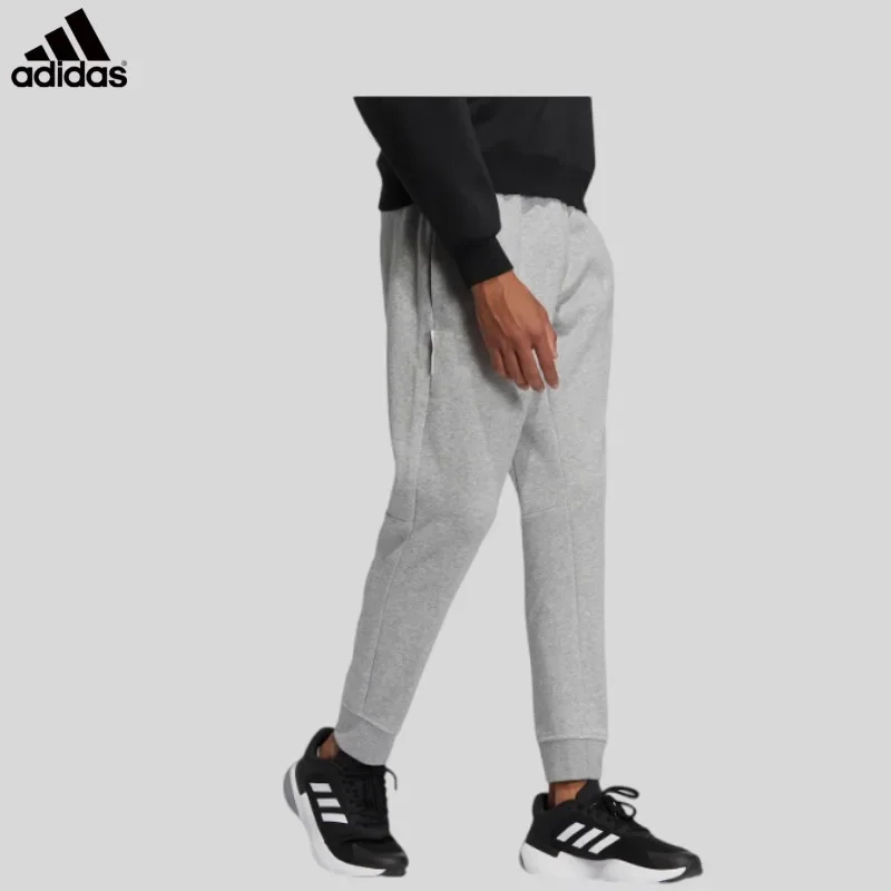 Adidas Unisex Autumn Winter Lightweight Thin for Men Women, Drawstring Waist Skinny Fit Zip Side Pockets Hiking Trousers IB2727