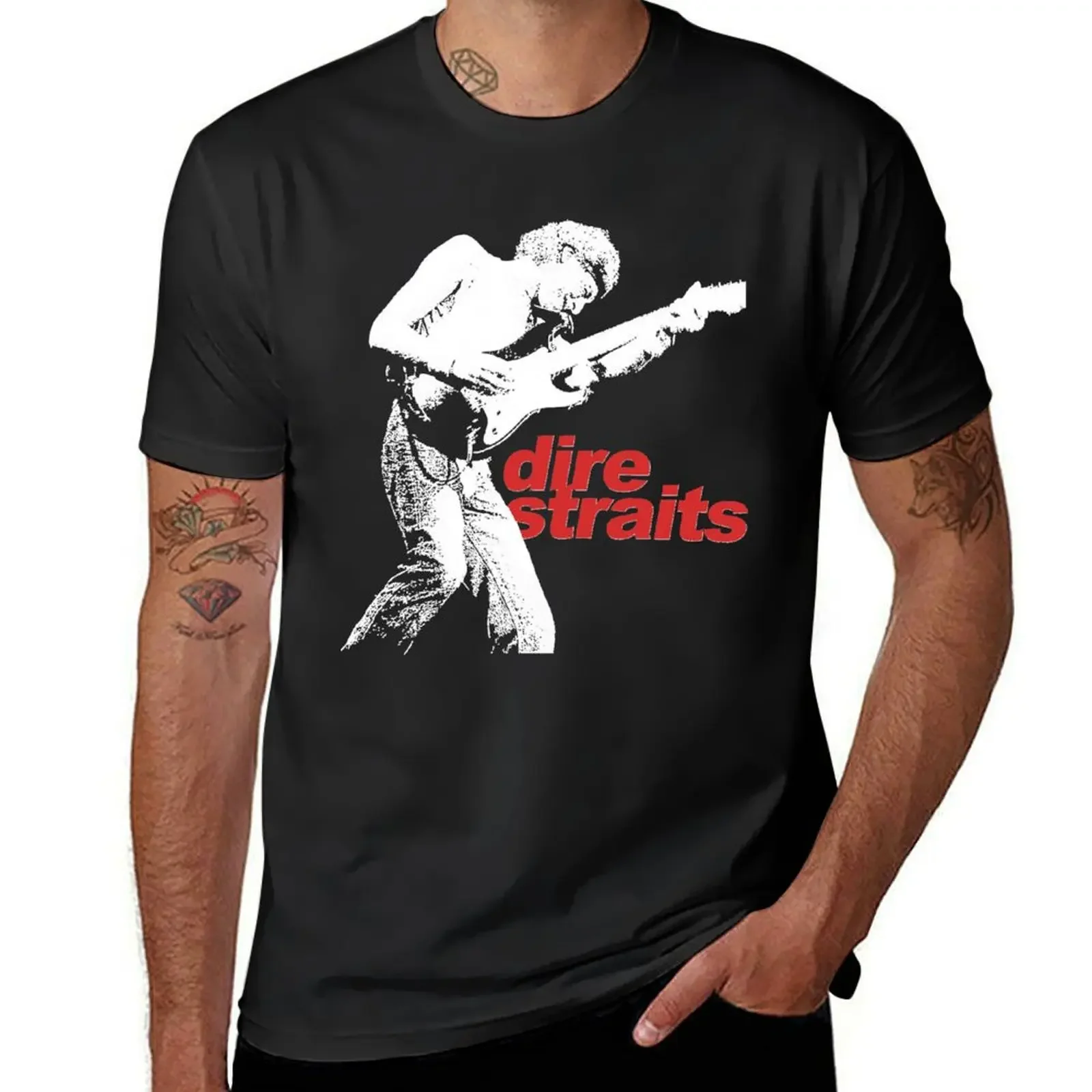 

Band Dire Straits Essential T-Shirt customs design your own new edition boys whites black t-shirts for men