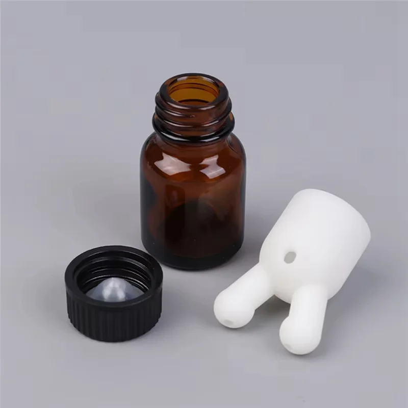 ABUI-مضادة للتسرب عطر صغير الاستنشاق موزع زجاجة 1 مجموعة رائحة غطاء الاستنشاق زيت طبيعي الاستنشاق