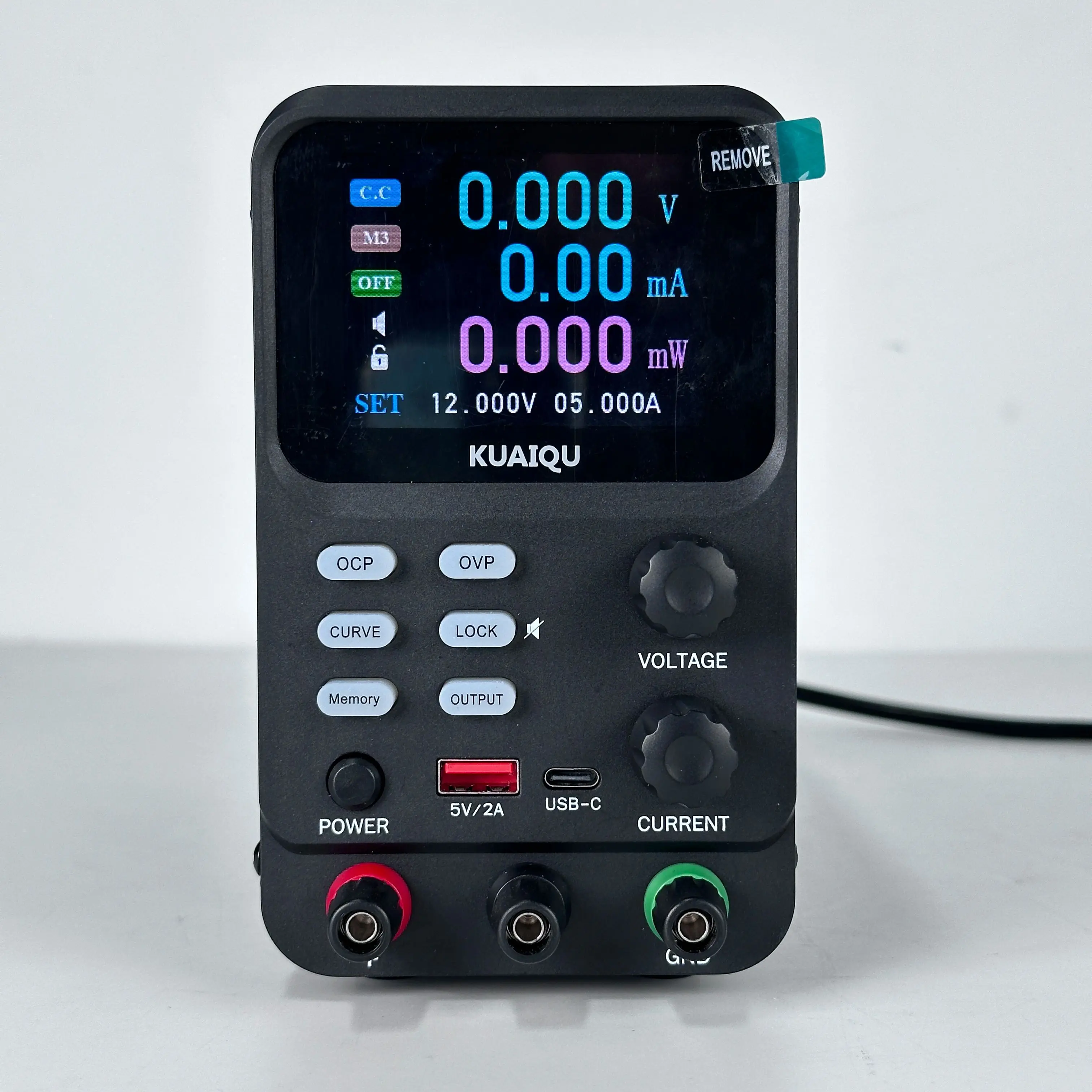 KUAIQU DC Labornetzgerät 30V 10A 5-stelliges Display 0,001V 0,001A Hochpräzises Tisch-Netzteil mit Echtzeit-V-A-Kurvenüberwachung Speicherfunktion für Tests und Reparaturen