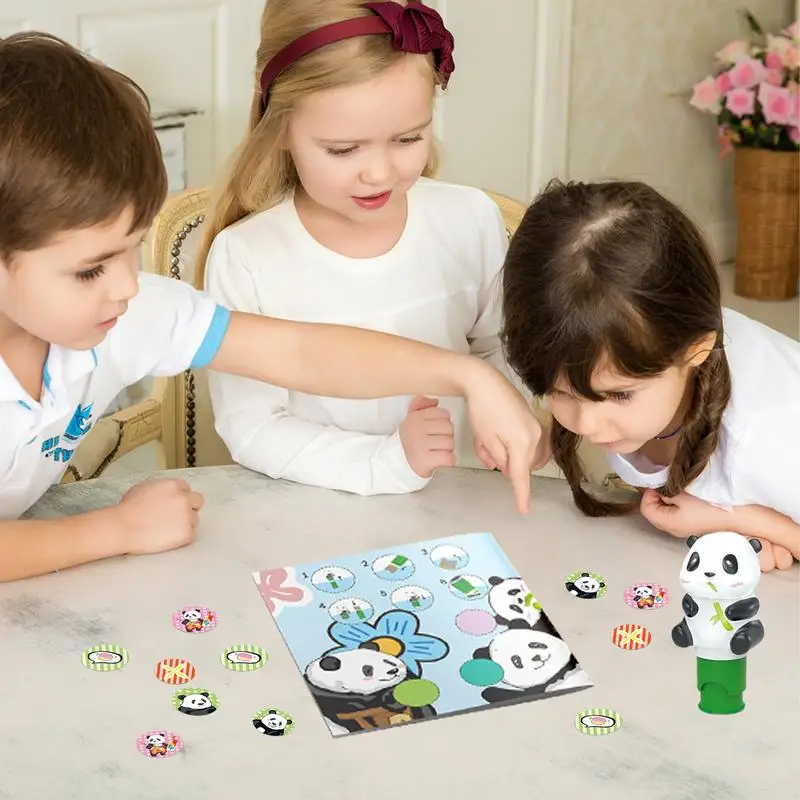 Sticker Stamper Stickers Bulk Boy Stickers With Panda Kids Stamper Sticker Toy Interactive Early Education Toddler Sticker Stamp