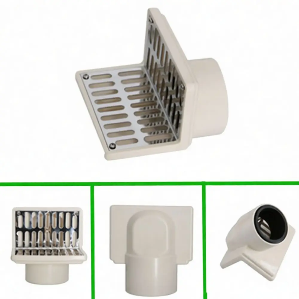40mm PVC Pipe Tee Connector 1 5 Inch Quick Connect Fitting For Shower Room Water Drainage System Hydraulic Plumbing Parts