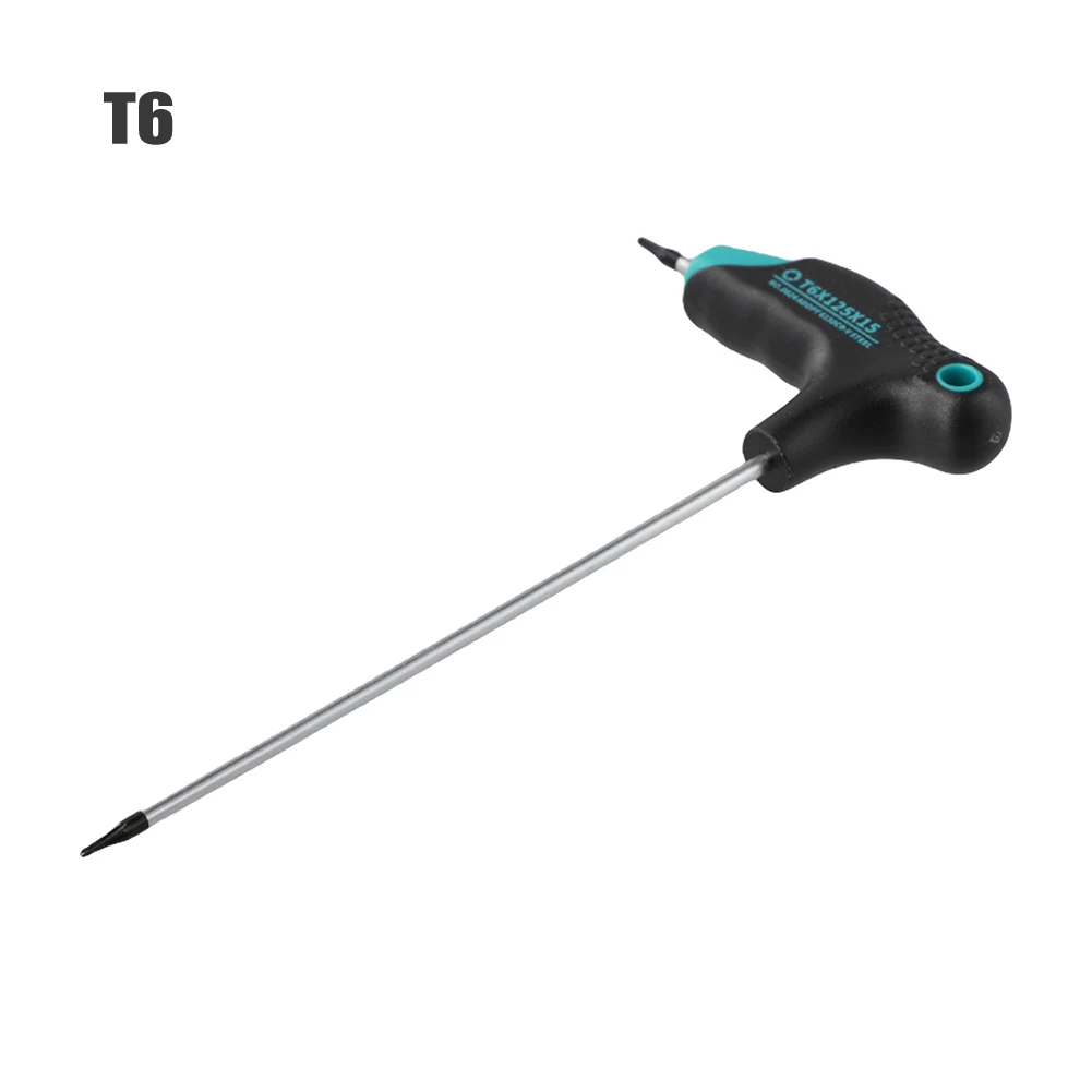 

For Hand Tools Screwdriver T-shaped Screwdriver Chromium Vanadium Steel Double Head Green Silver Mechanical Repair