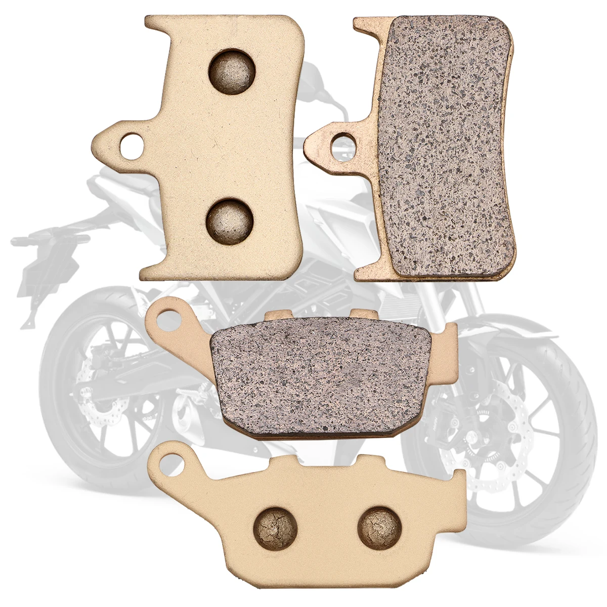 Motorcycle Accessories Metal sintering Front Rear Brake Pads Disc For Honda CB250 CB250FT CB250FV CB250FX/FY/F1 Hornet 1996-2001