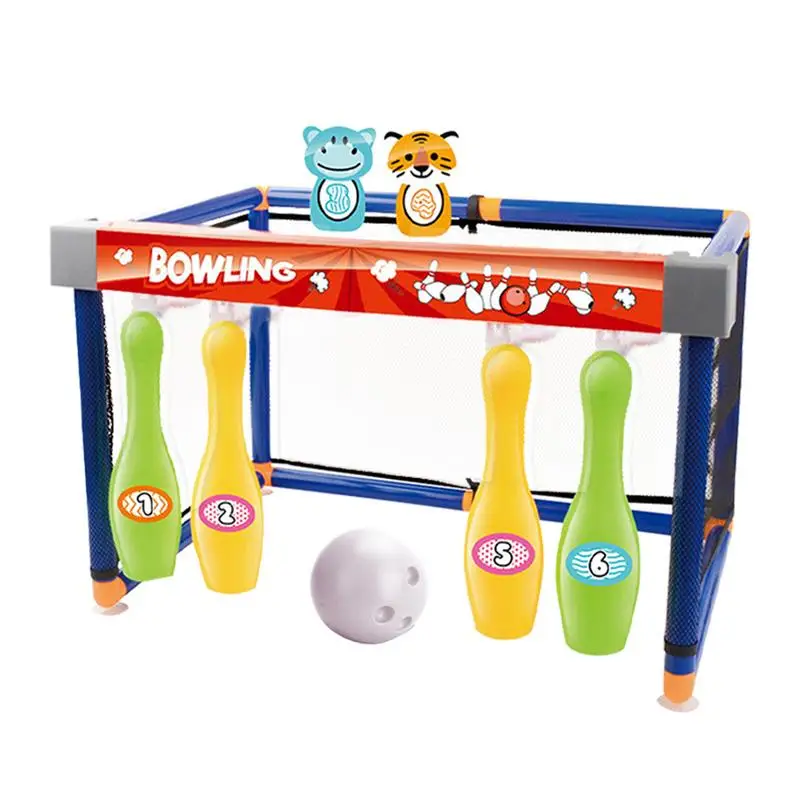 Bowling Toys Children Indoor Bowling With Balls And Goal Sports Toys For Boys And Girls Ages 3 Fun Playset For Indoor Outdoor