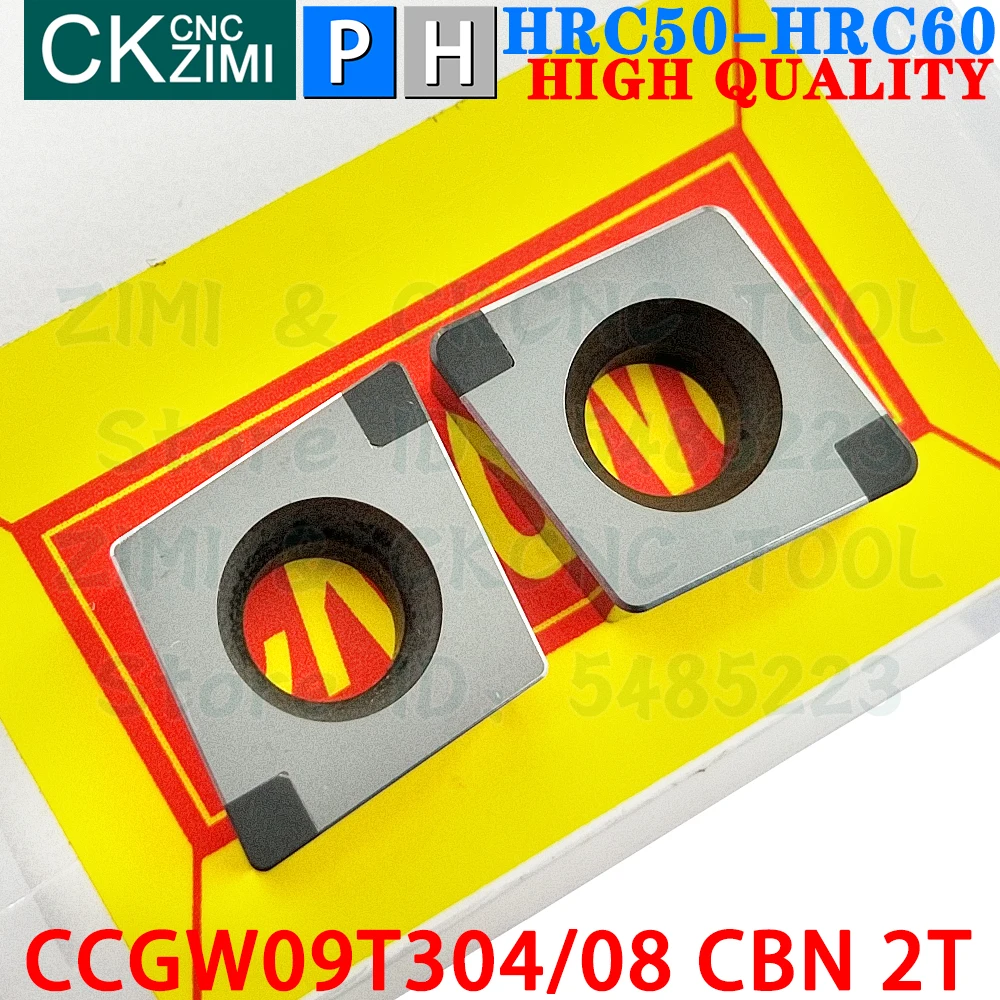 CCGW09T304 CBN 2T CCGW09T308 CBN 2T Boron Nitride Inserts Turning Inserts Tool CCGW CCGT CNC Metal Lathe Tool for Hardened Steel