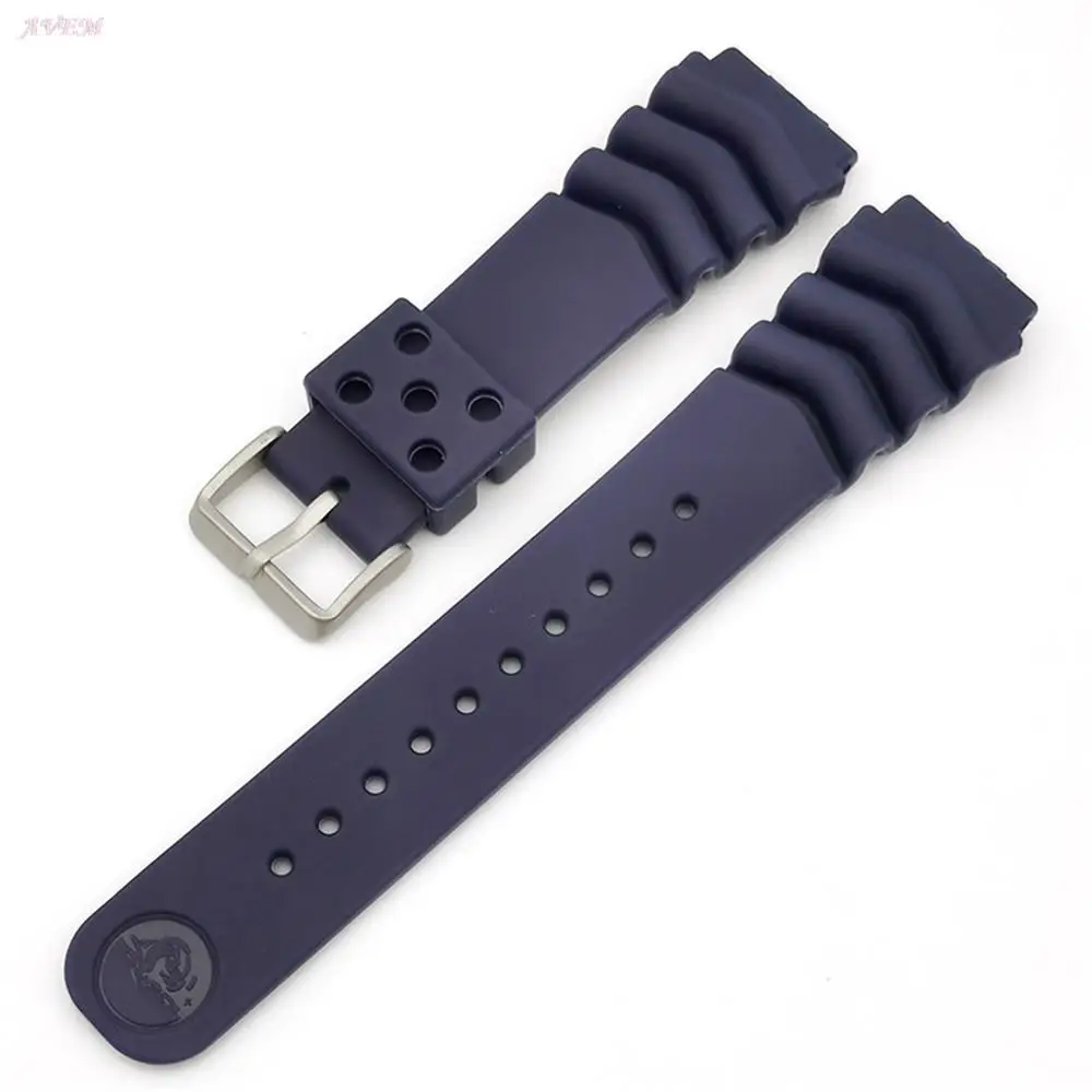 18mm 20mm 22mm Silikonarmband für Seiko Uhrenarmband Männer Frauen Sport Wasserdicht Tauchen Gummi Handgelenk Armband Zubehör mit Logo – Detail 7