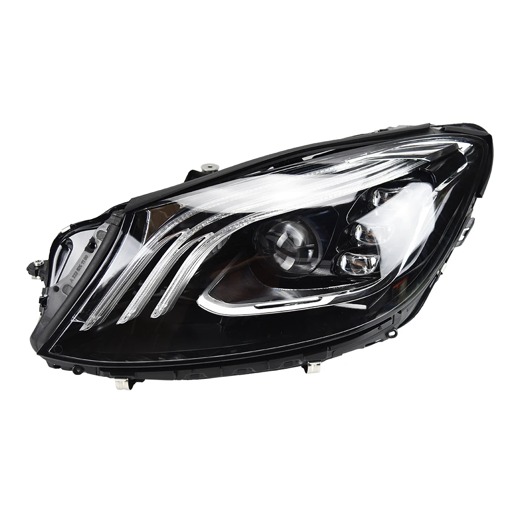 Car Front Lamps for Benz W222 2014-2018 Auto Headlights Assembly Upgrade Led Maybach Style Projector Lens Tool Accessories