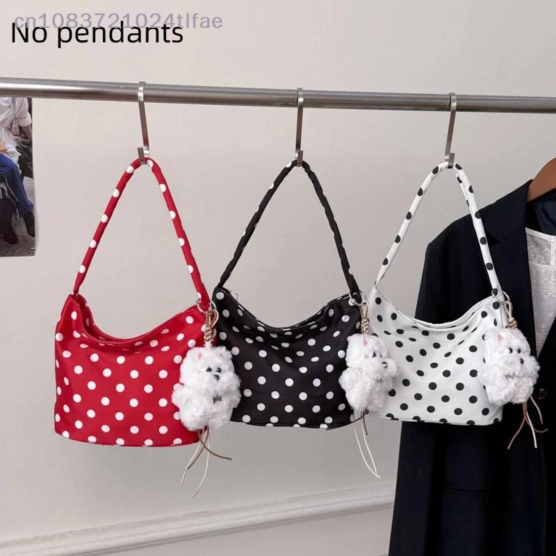 {YY30} Oxford Cloth Shoulder Bag Polka Dot Large Capacity Tote Bag Lightweight Multi-color Handbag Women's Gift