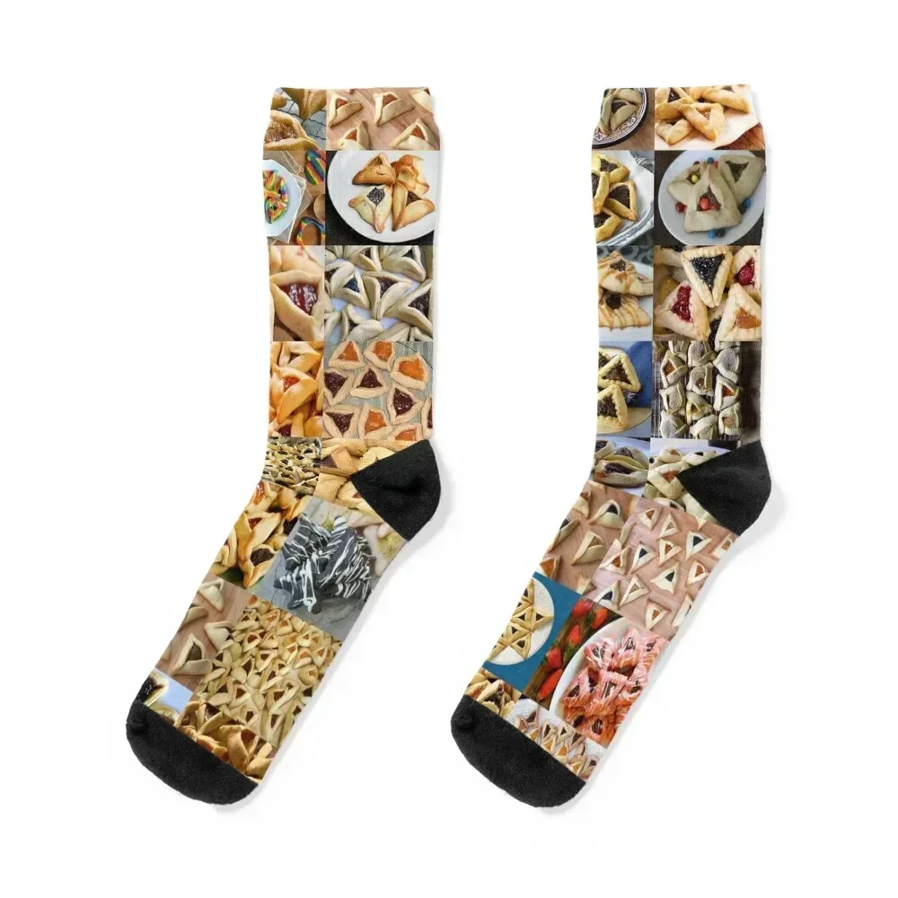 

Hamantaschen Socks heated Rugby Climbing bright garter Socks Men's Women's