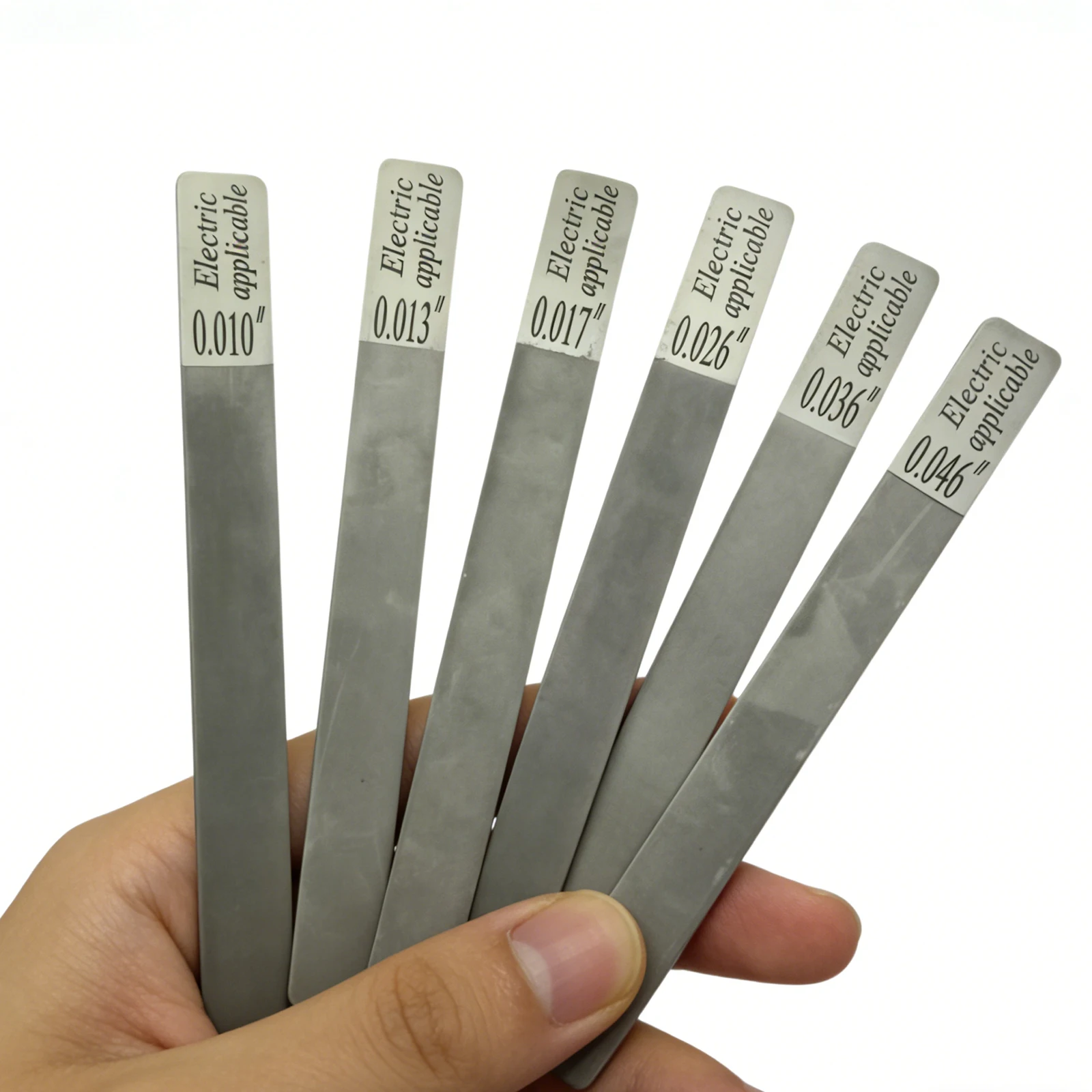 6Pcs Guitar Nut Fret File Multifunctional Fret Crowning Files Slot Luthier Repair Tool for Electric Acoustic Guitars & Bass Care
